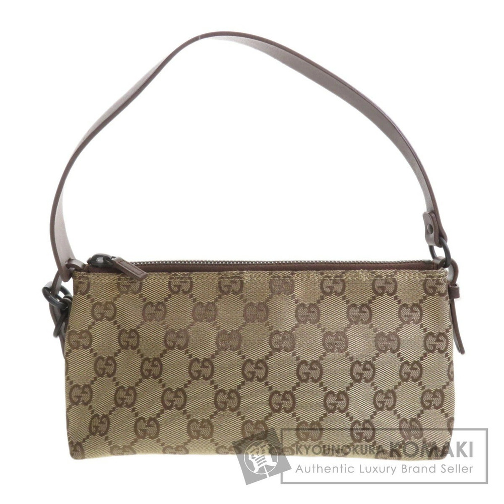 Gucci GG Accessory Clutch Canvas Leather